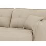 Voir la diapositive 6 : LISA DESIGN Thais - canapé droit 4 places avec double méridienne assise profonde en tissu texturé