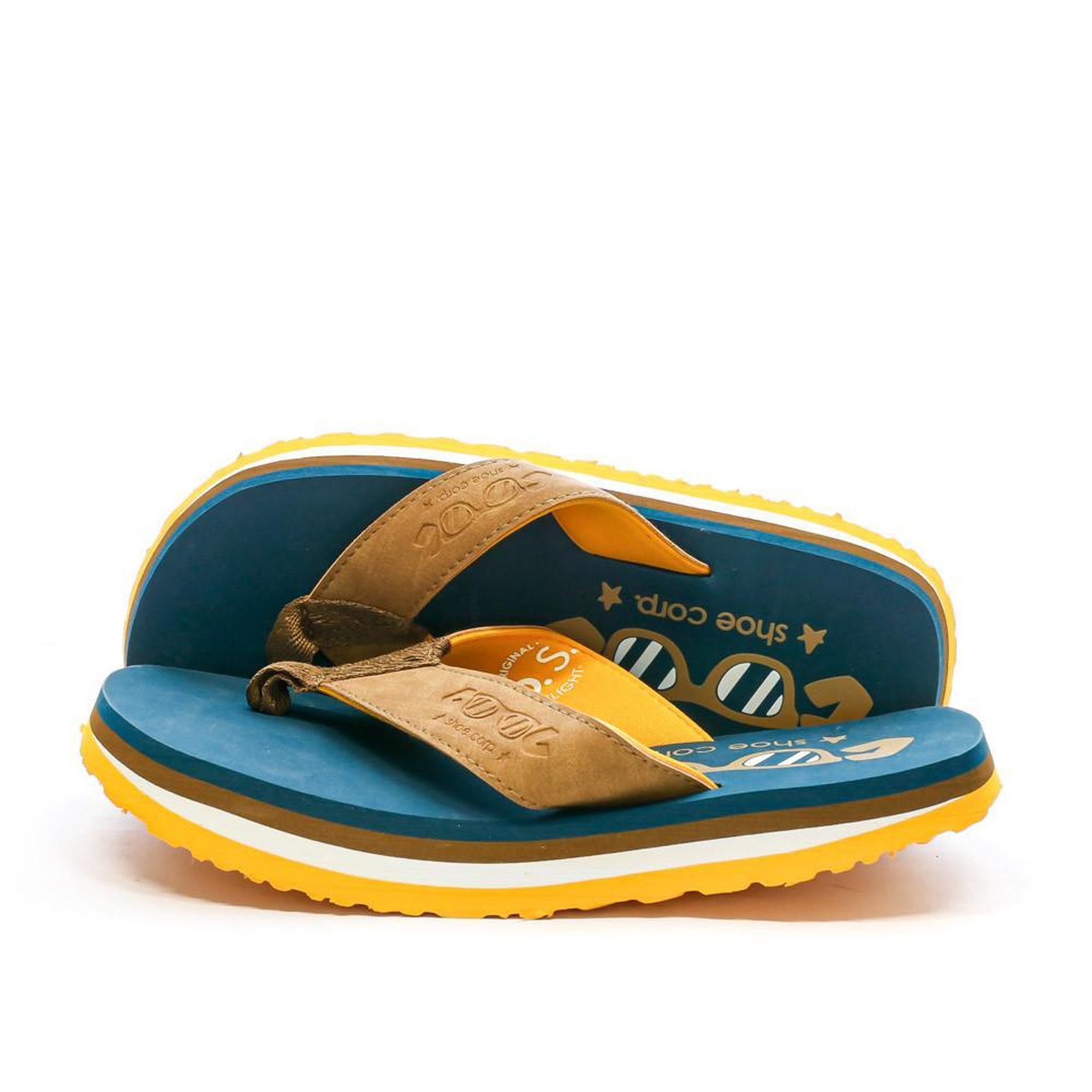 Voir la diapositive 1 : COOL SHOE Tongs /Orange Garçon Cool Shoe Os boy