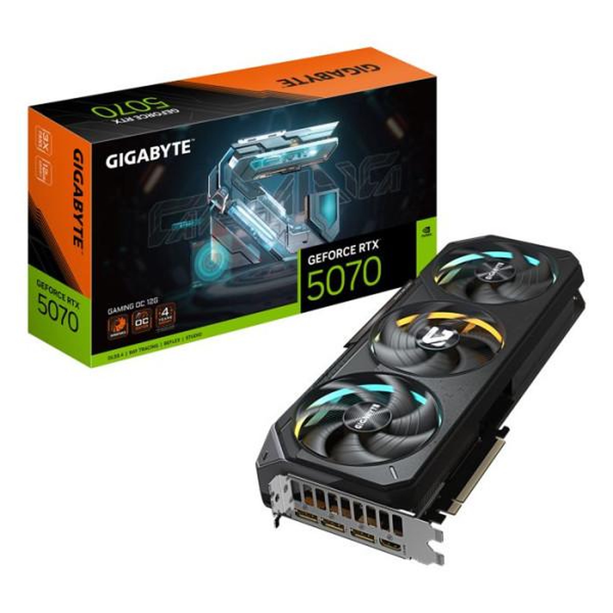 Gigabyte Carte graphique - GIGABYTE - GeForce RTX 5070 GAMING OC 12G