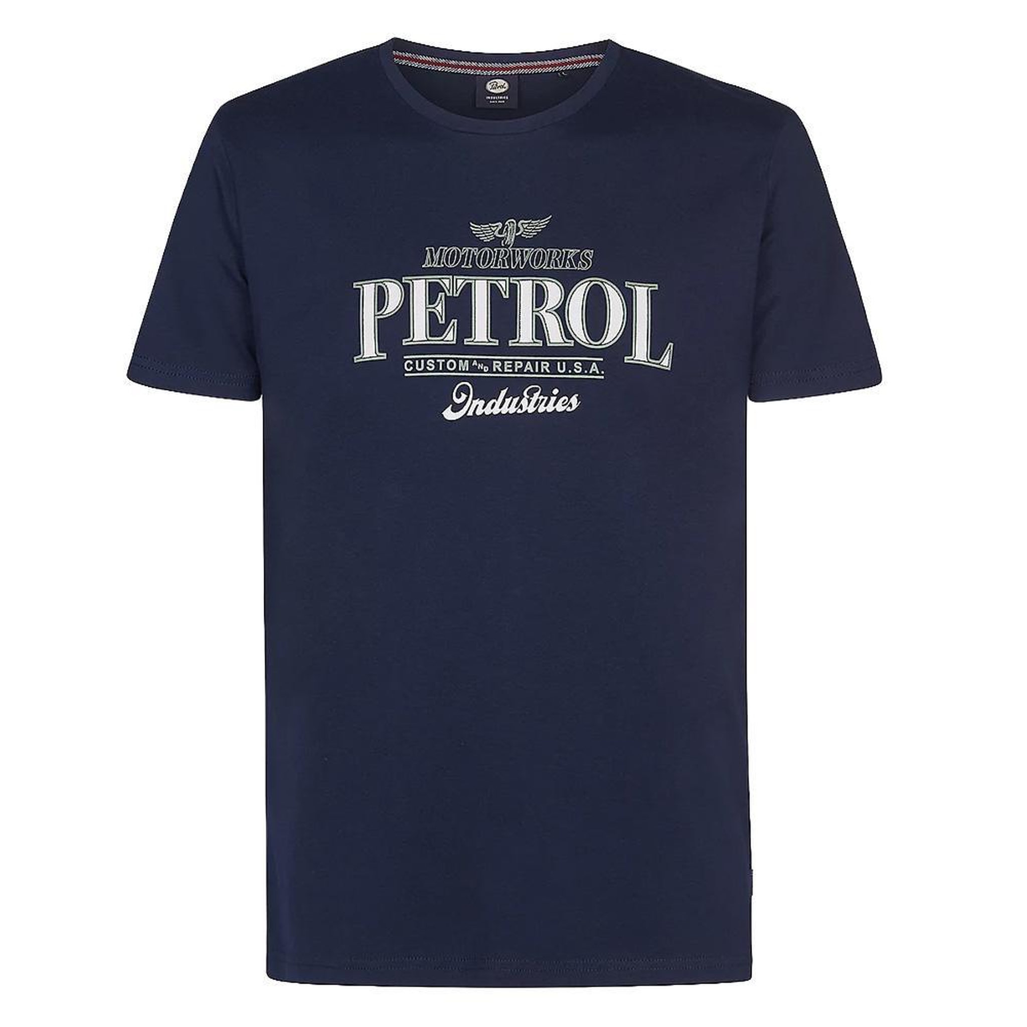 Petrol Industries T-Shirt Marine Homme Petrol Industries Classics. Coloris disponibles : Bleu