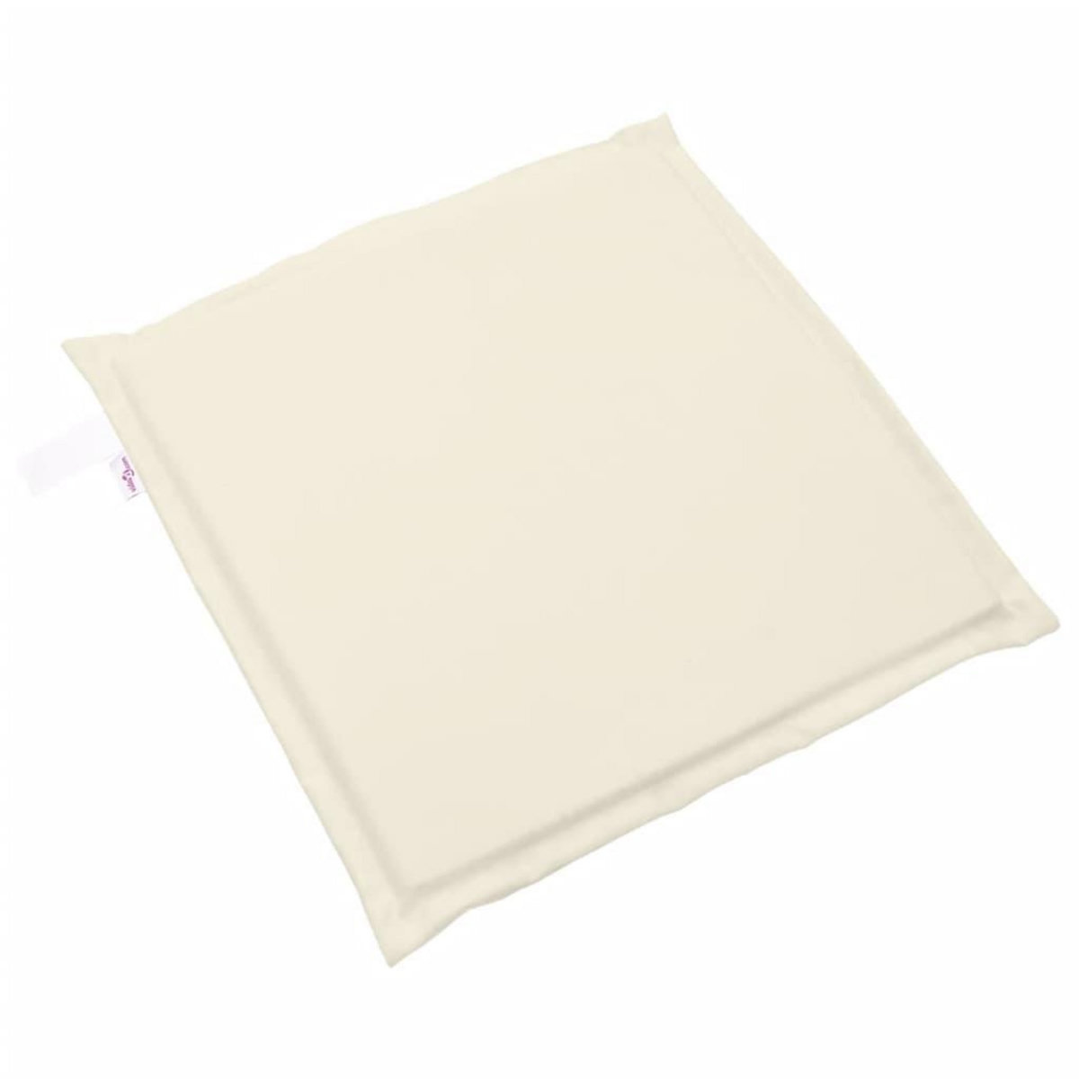 VIDAXL Coussins de siege de jardin lot de 4 creme 45x45x2 cm carre