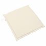 Voir la diapositive 4 : VIDAXL Coussins de siege de jardin lot de 4 creme 45x45x2 cm carre