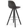 Voir la diapositive 4 : Paris Prix Tabouret de Bar Scandinave  Miro  87cm Gris & Noir
