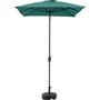Voir la diapositive 4 : Habitat et Jardin Parasol rectangulaire inclinable  Sol 2  - 2 x 3 m - Vert