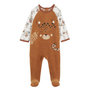 Voir la diapositive 1 : Petit Béguin Pyjama bébé en velours Benghali