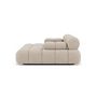 Voir la diapositive 4 : LISA DESIGN Ruby - canapé droit 4 places avec double méridienne - assise profonde - en velours texturé
