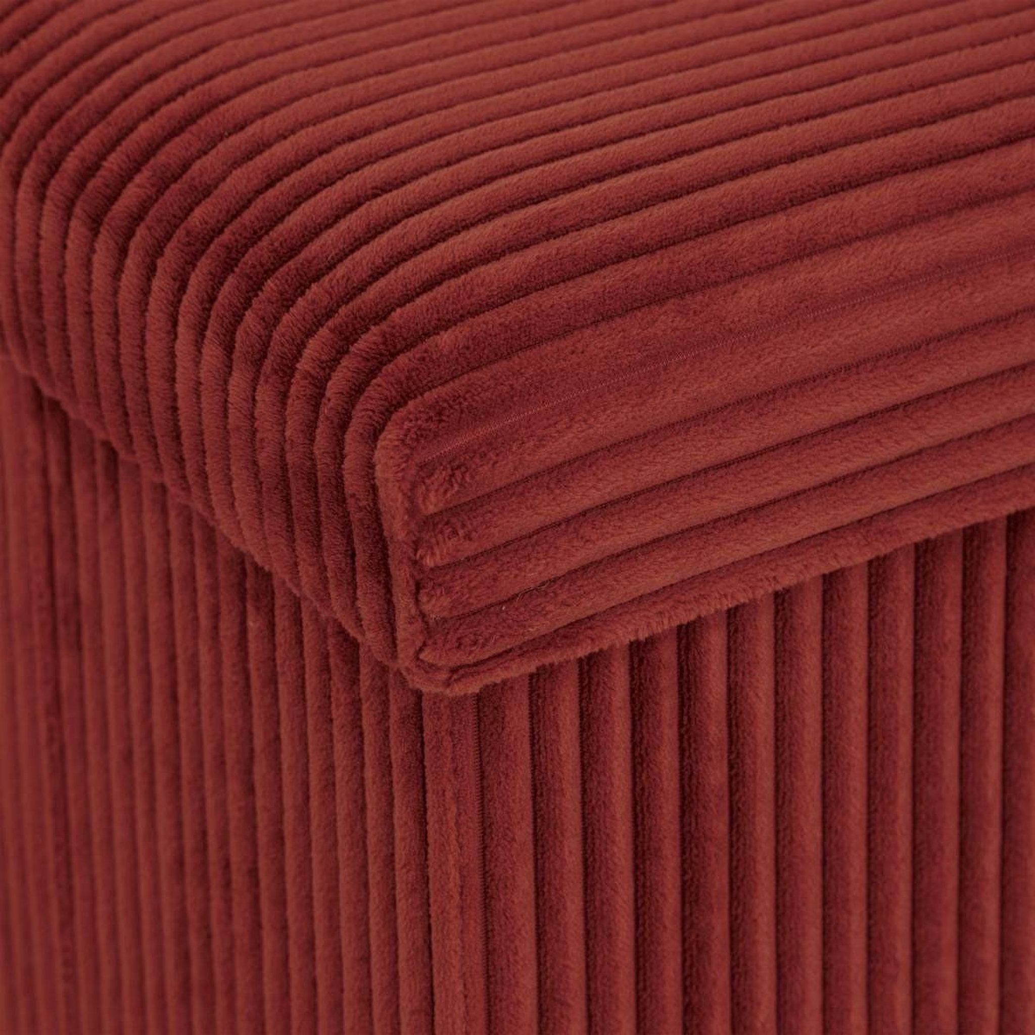 Voir la diapositive 4 : ATMOSPHERA Pouf pliant coffre  arum  38cm ambre