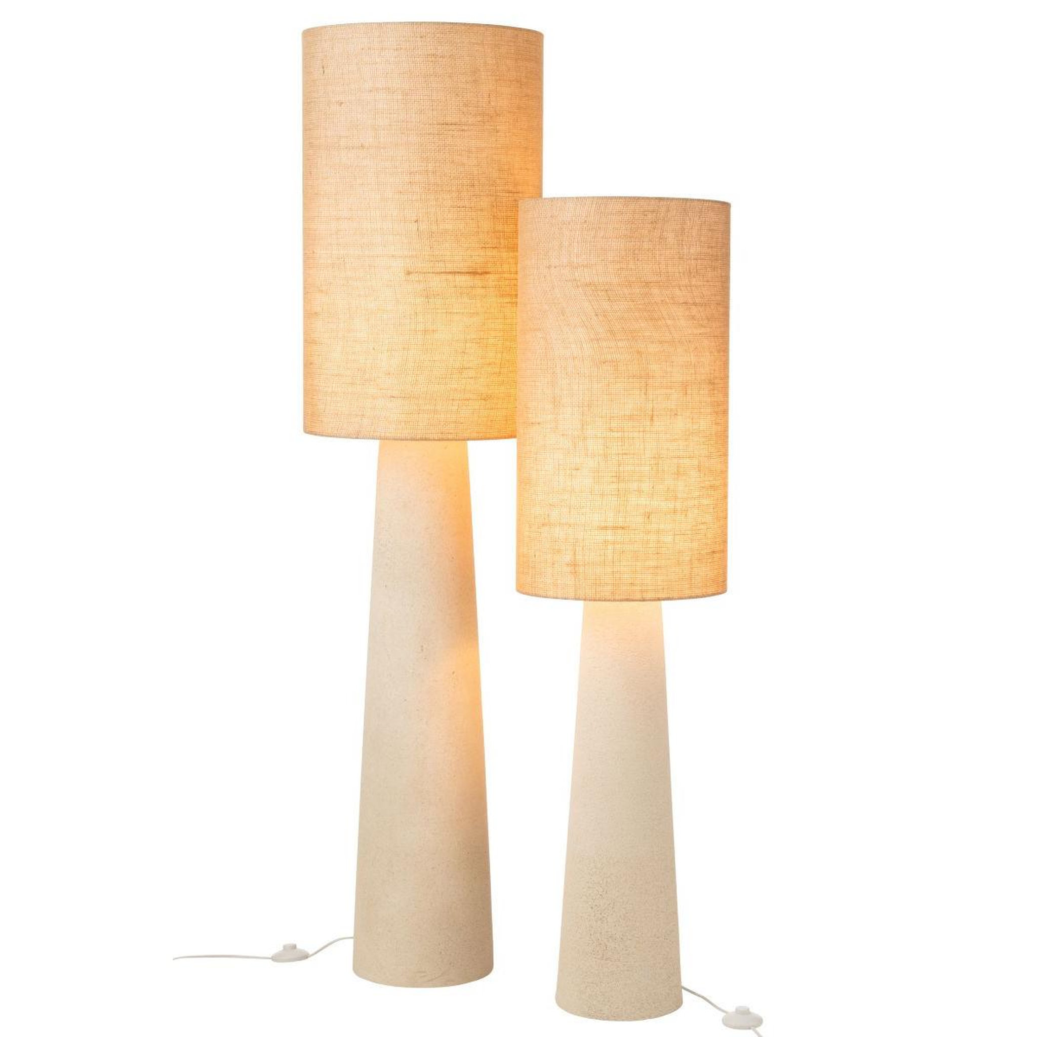 Voir la diapositive 5 : J-LINE Lampadaire design  ava  168cm naturel