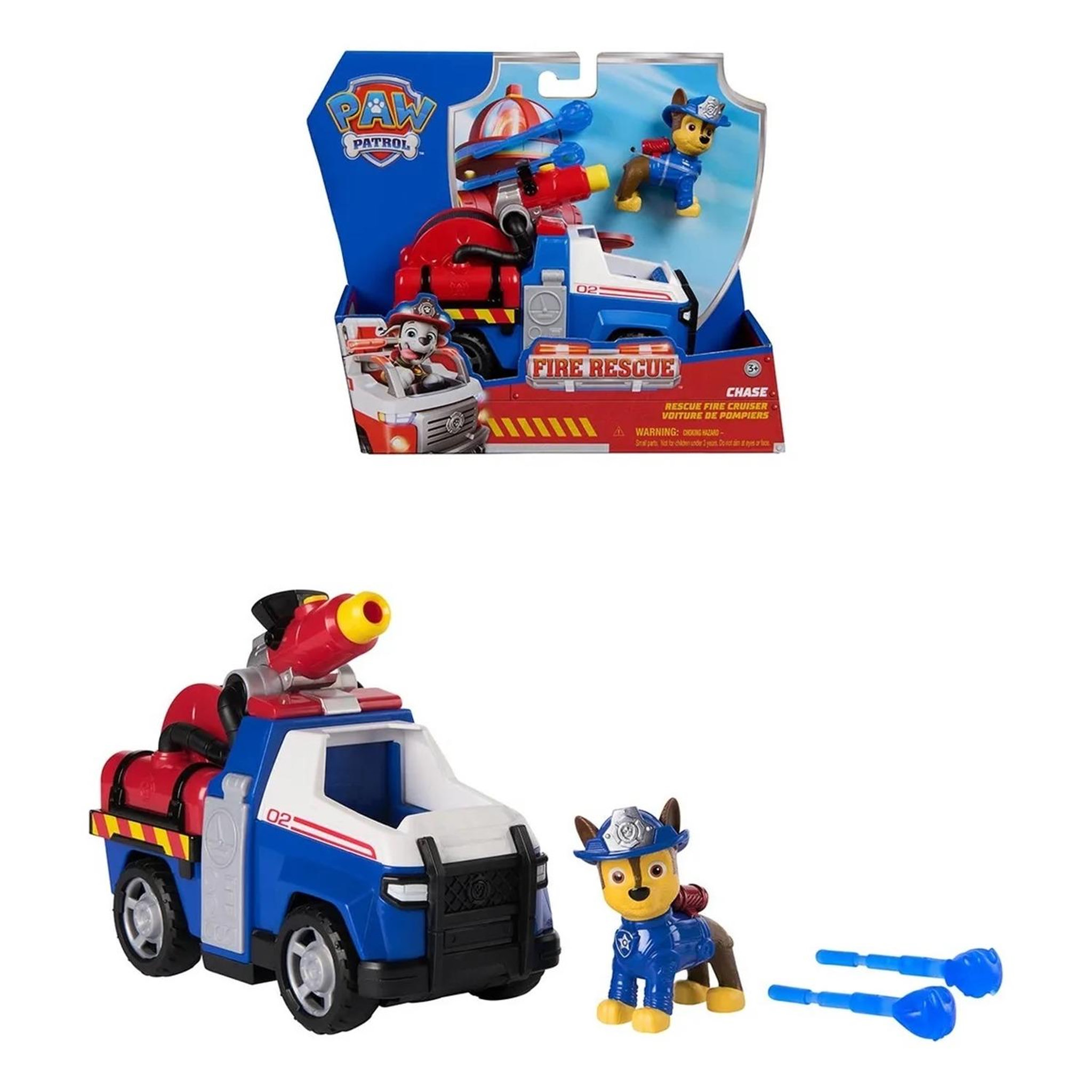 SPIN MASTER Paw Patrol Fire Rescue - Chase avec camion de pompiers