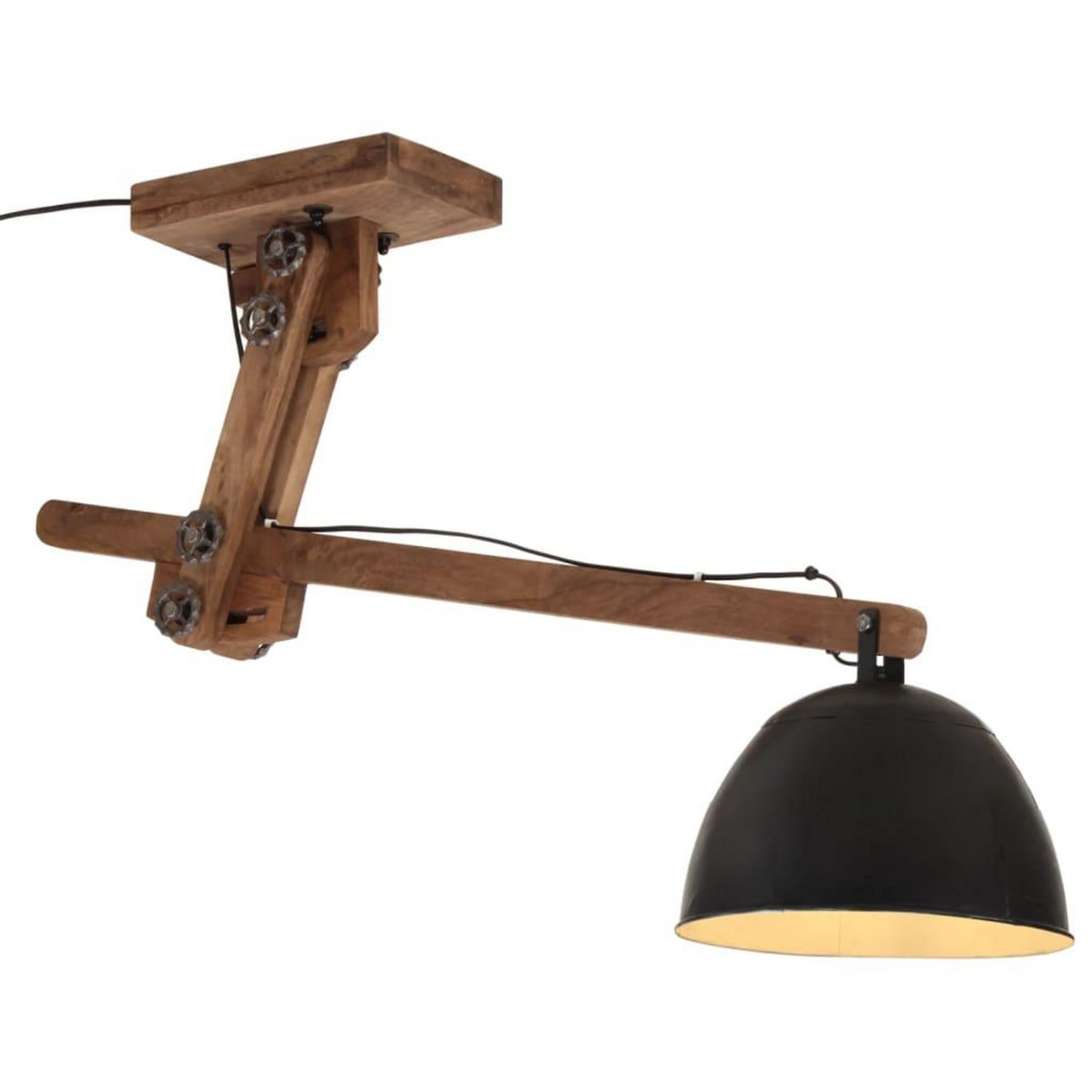 VIDAXL Plafonnier 25 W noir 105x30x65-108cm E27