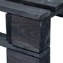 Voir la diapositive 4 : VIDAXL Repose-pied palette de jardin bois noir