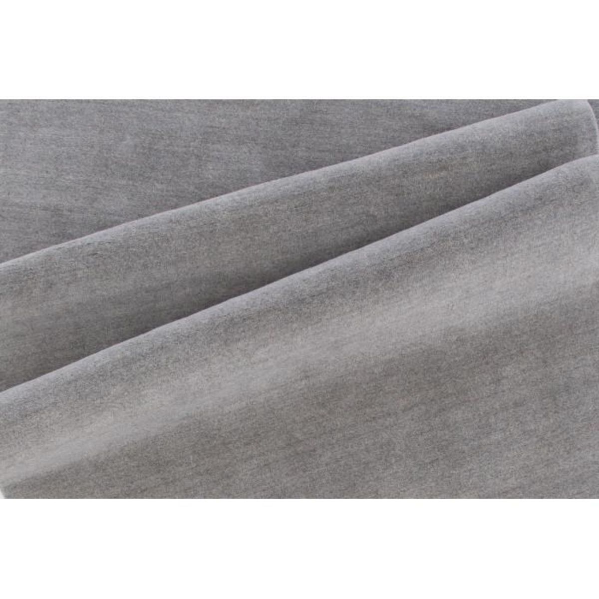 Paris Prix Tapis Déco en Laine  Ulla  202x300cm Gris Clair