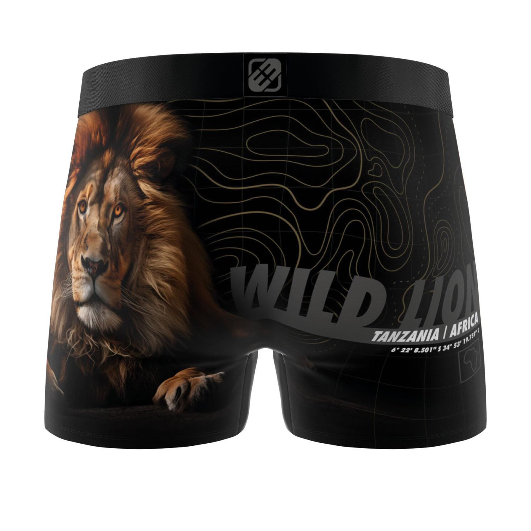 Voir la diapositive 6 : FREEGUN Lot de 4 boxers enfant wild life