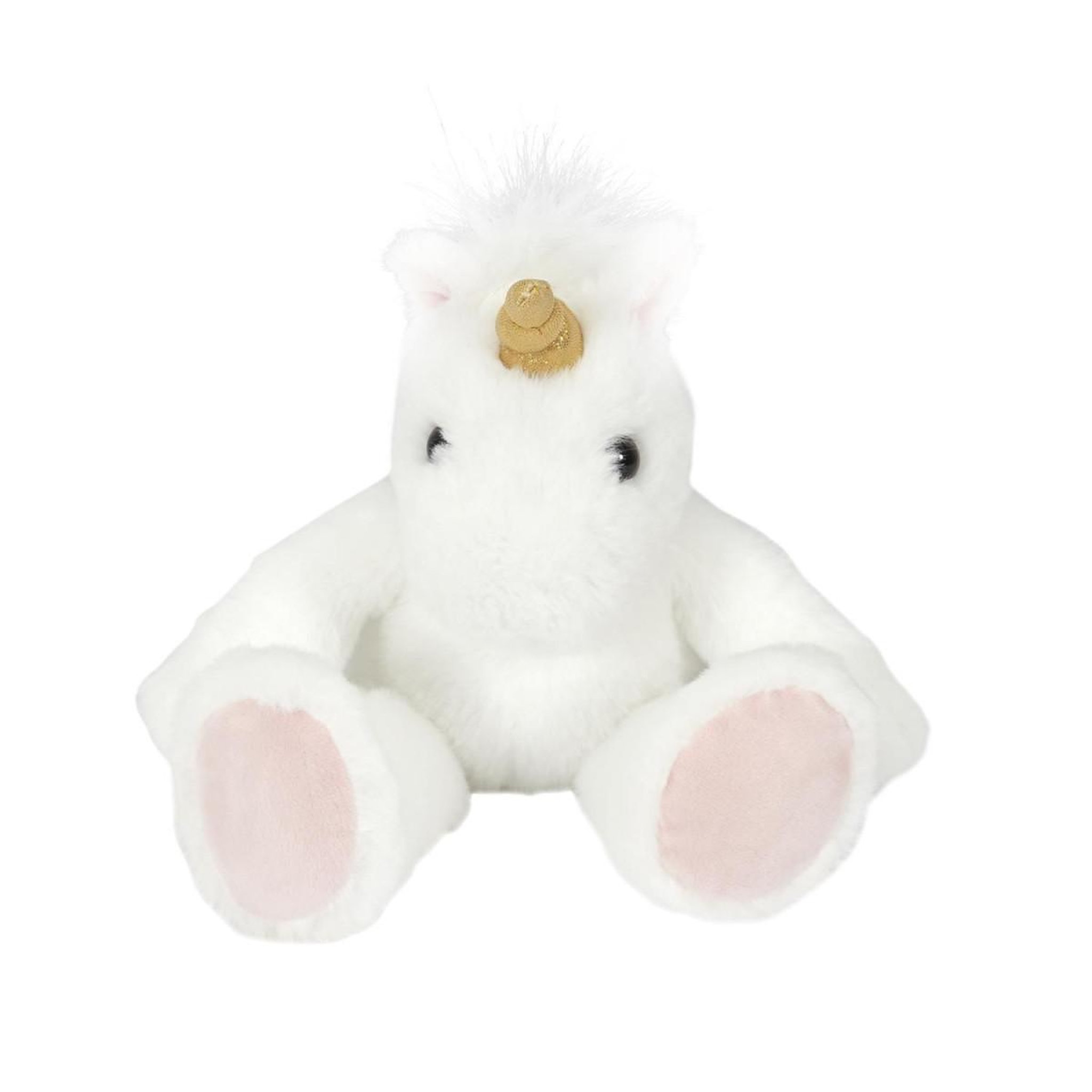 HOME DECO KIDS Peluche enfant  licorne  30cm blanc & rose