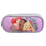 Bagtrotter BAGTROTTER Trousse scolaire 2 compartiments Princesses Violet Fleurs