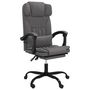 Voir la diapositive 2 : VIDAXL Fauteuil inclinable de bureau Gris Similicuir