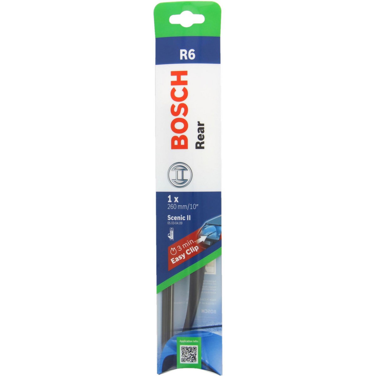 BOSCH Balai d'essuie-glace arrière BOSCH SCENIC IIN°R6