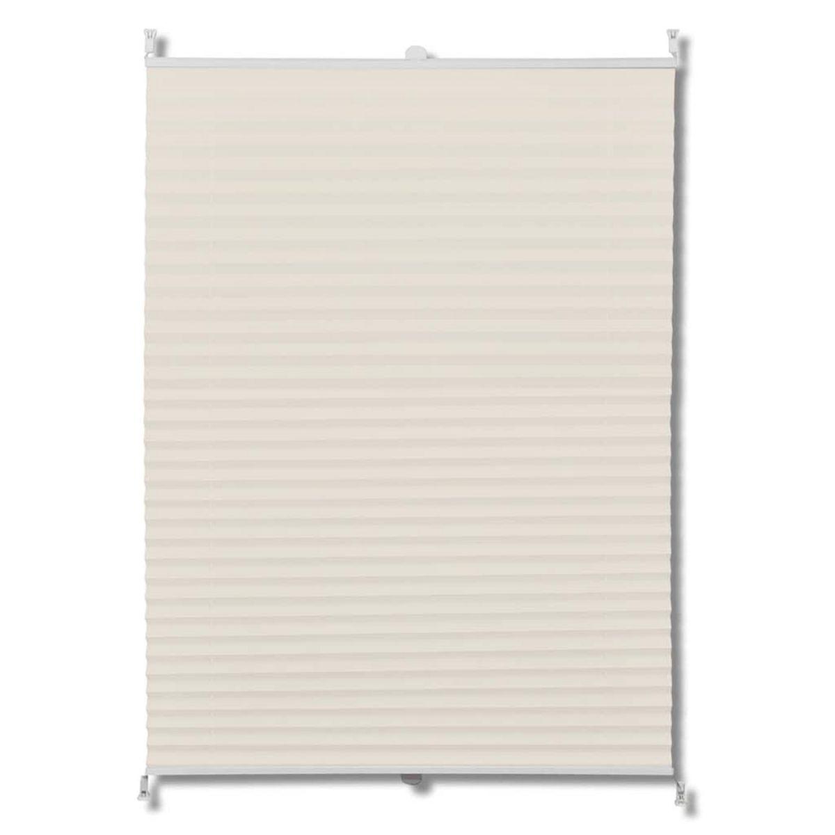 VIDAXL Store plisse 110x100 cm Creme