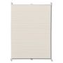 Voir la diapositive 2 : VIDAXL Store plisse 110x100 cm Creme