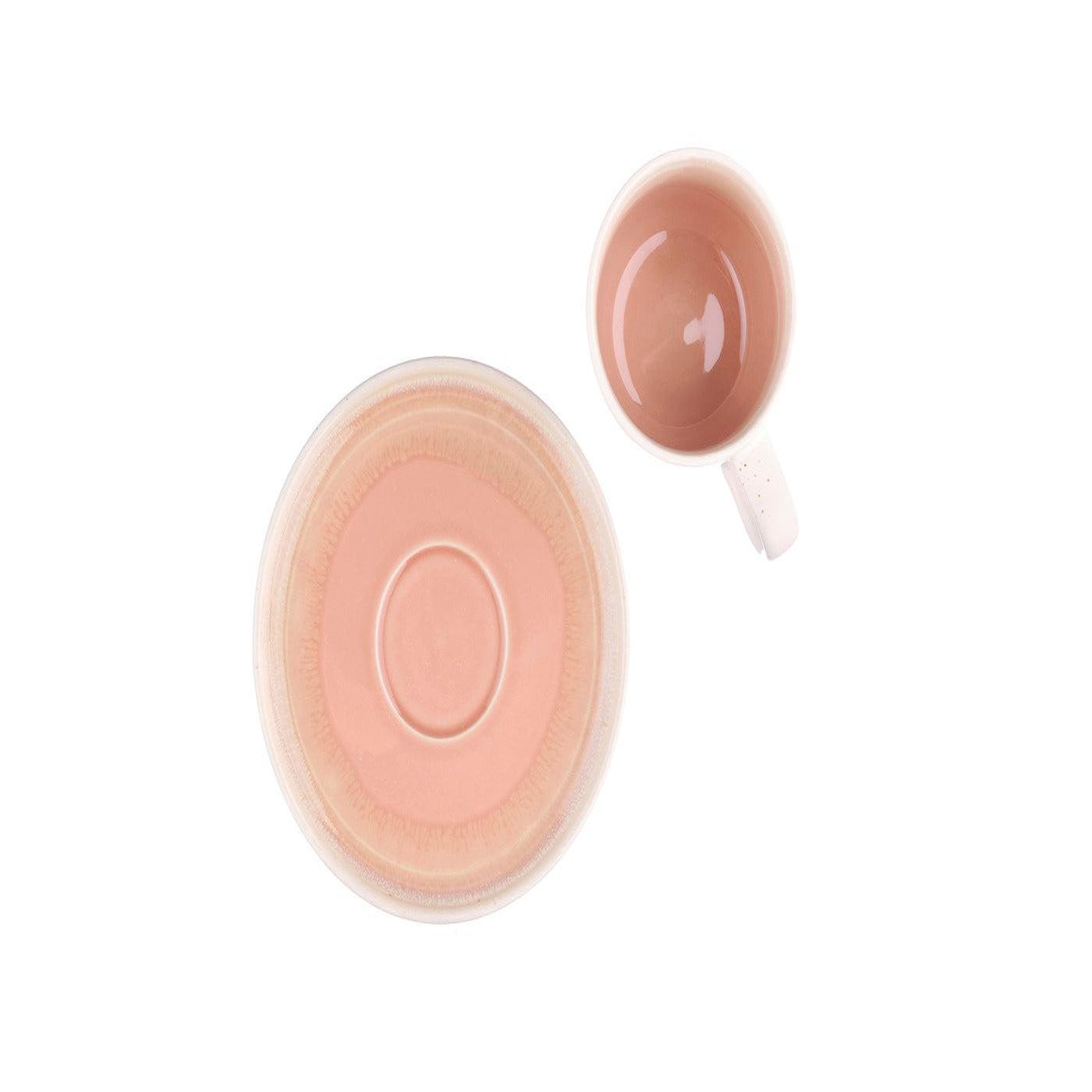 Voir la diapositive 5 : BJORN Tasse 20cl et soucoupe ø15cm oxygen - 12 pièces - rose poudre