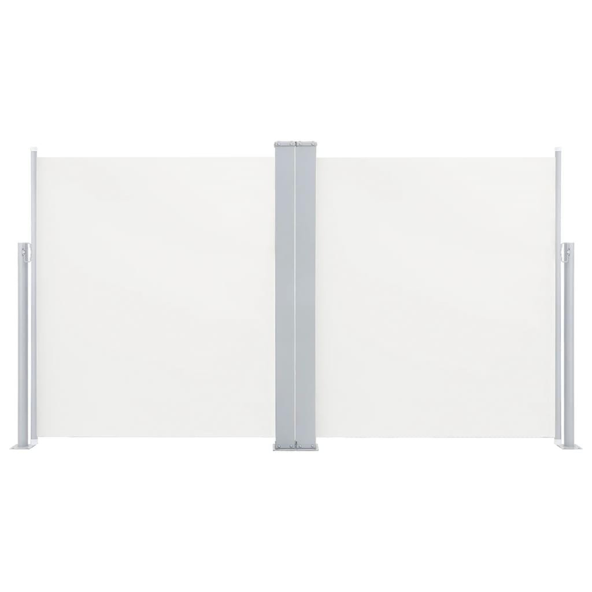 Voir la diapositive 4 : VIDAXL Auvent lateral retractable Creme 140 x 600 cm