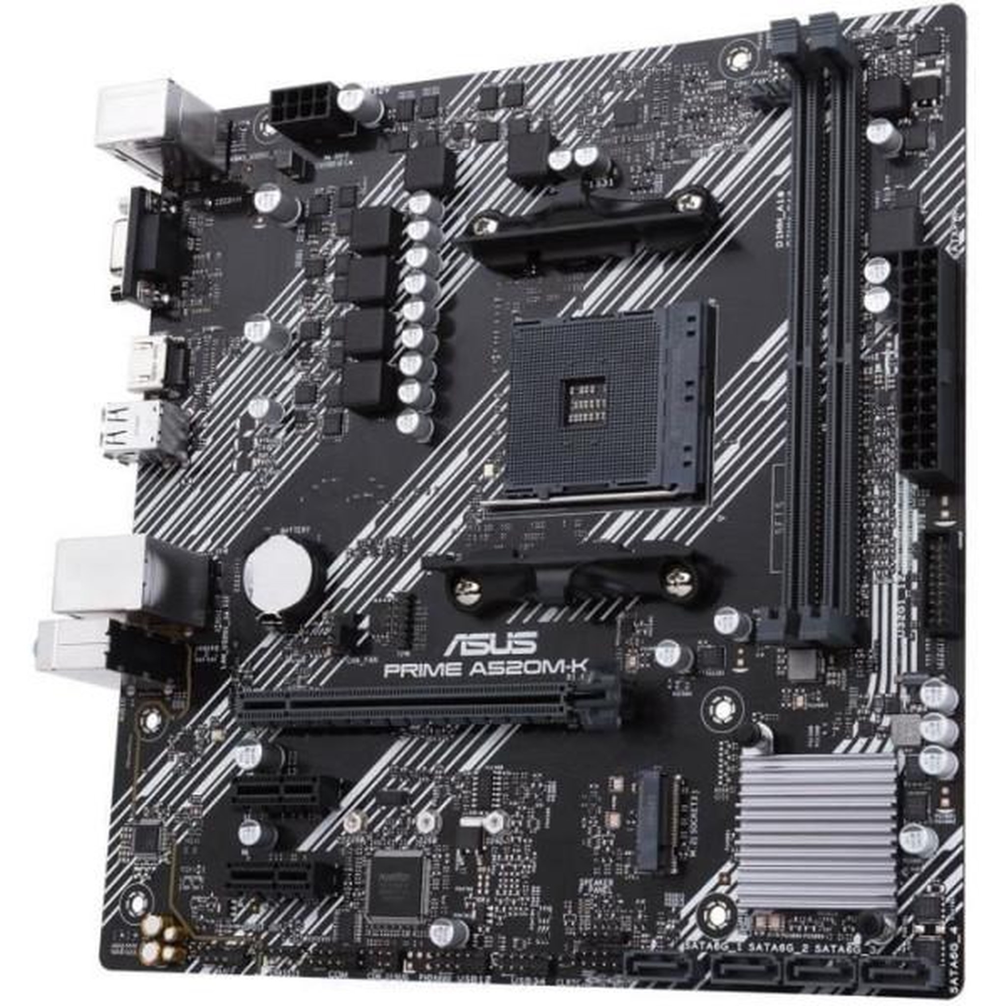 Voir la diapositive 5 : ASUS Carte mere - ASUS - PRIME A520M-K - AMD A520 - Micro ATX - 64 Go RAM