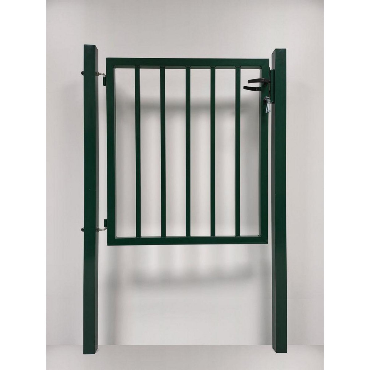 CENTRALE BRICO Portillon barreaudé VERT - H. 1,20 x L. 1,00 m + serrure
