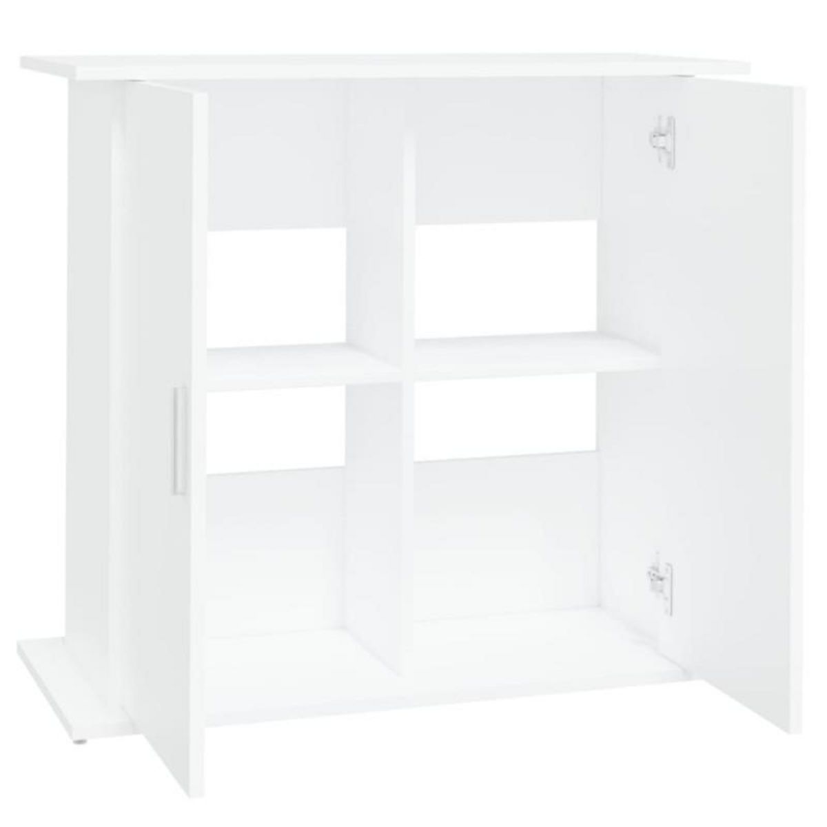 VIDAXL Support pour aquarium blanc 81x36x73 cm bois d ingénierie