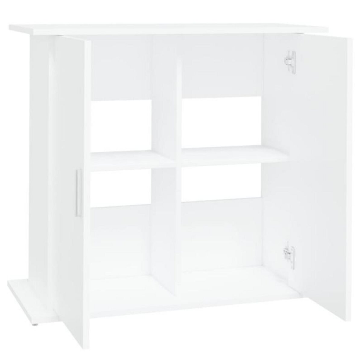 VIDAXL Support pour aquarium blanc 81x36x73 cm bois d ingénierie