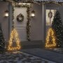Voir la diapositive 1 : VIDAXL Décoration lumineuse arbre de Noël avec piquets 115 LED 90 cm