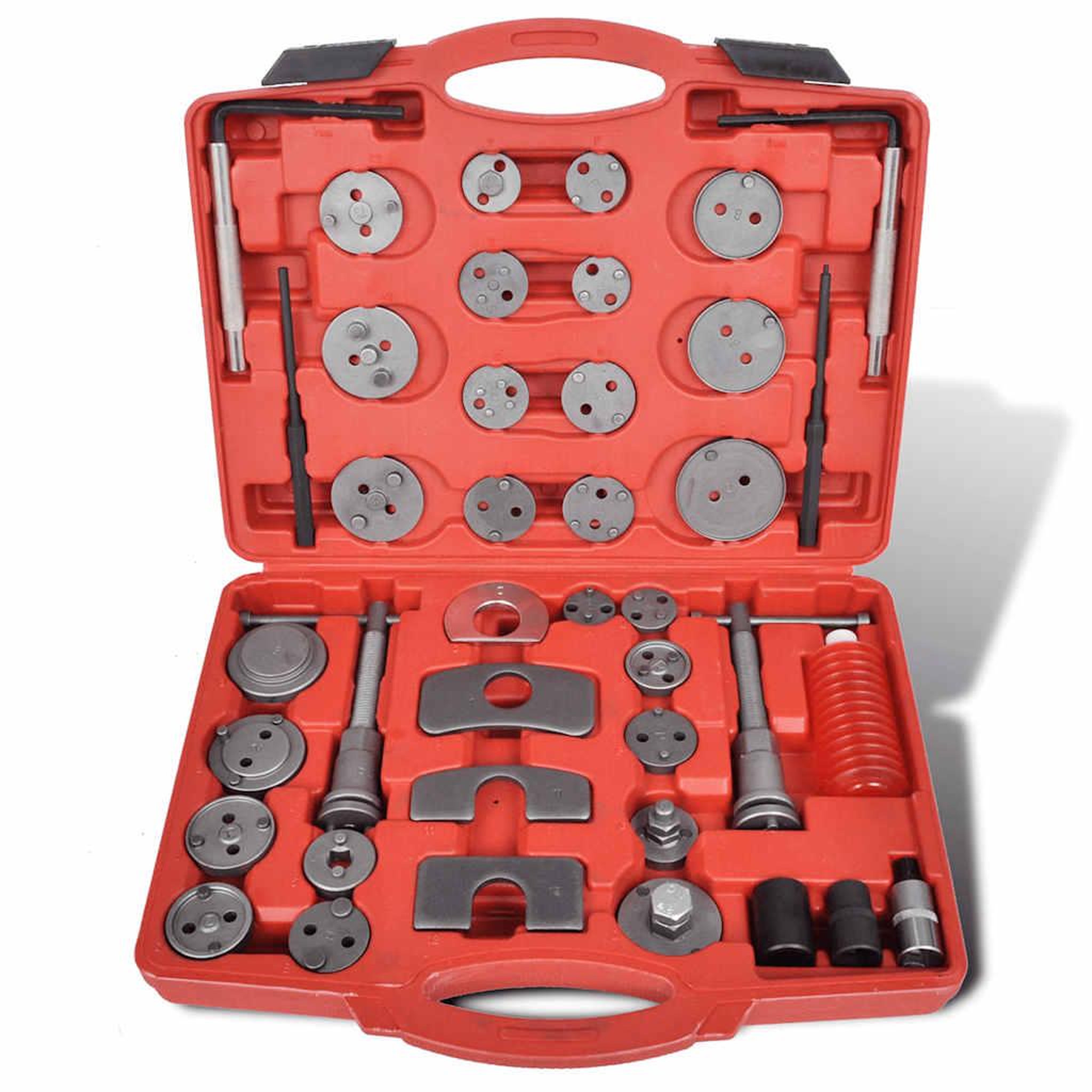 Voir la diapositive 2 : VIDAXL Kit d'outils de filetage de piston d'etrier 40 pcs