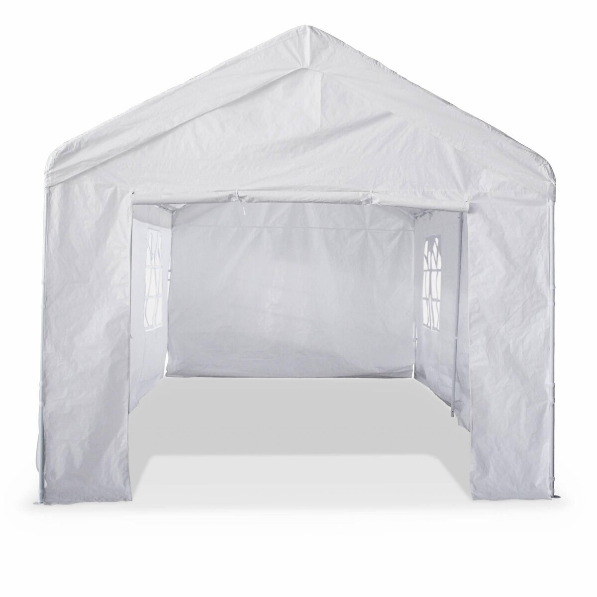 SWEEEK Tente de réception - Burdigala 3x6m -  Blanc. connecteurs métal. tente de jardin idéale pour réception. pavillon.  chapiteau ou tonnelle. totalement refermable.