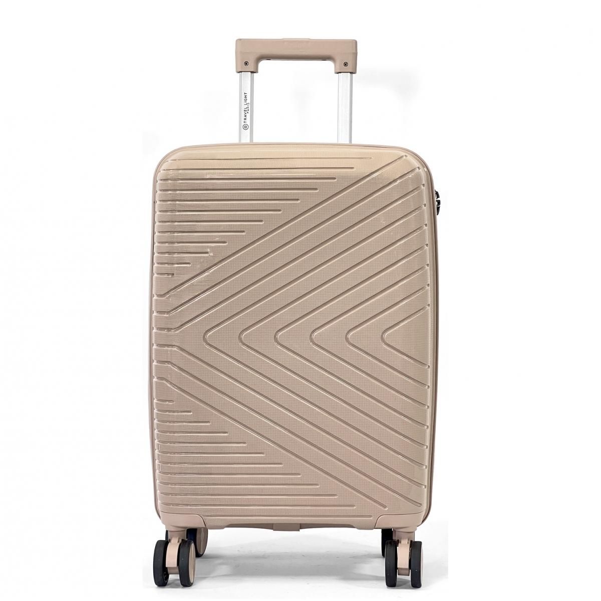 Bleucerise Valise cabine rigide Travel Light TSA 56cm Polypropylène