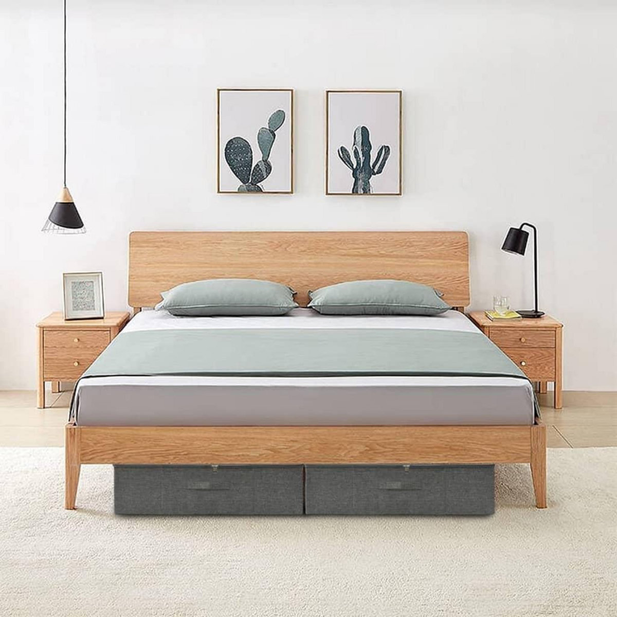 VIDAXL Boîte de rangement Tissu 70x40x18 cm Anthracite