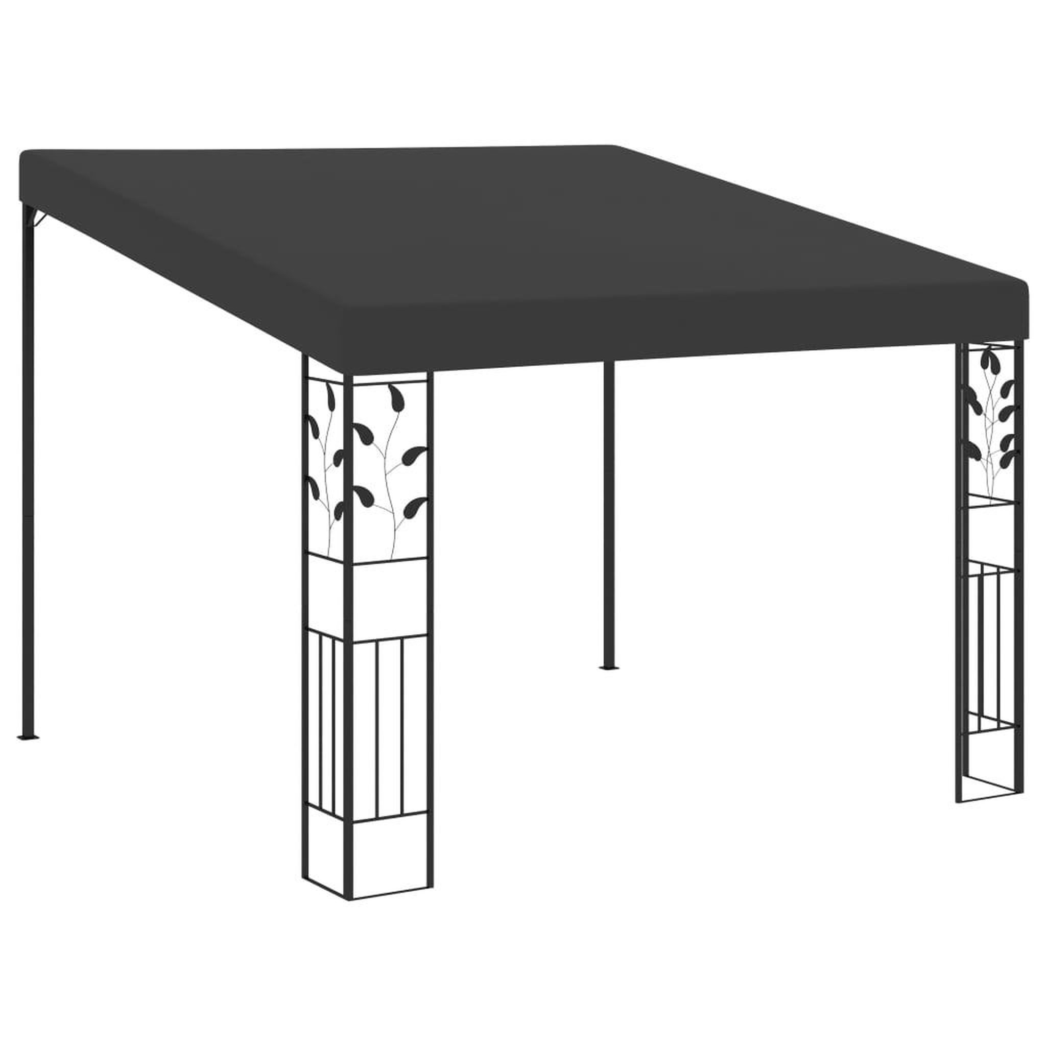 Voir la diapositive 1 : VIDAXL Belvedere a montage mural 3x3x2,5 m Anthracite