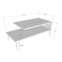 Voir la diapositive 5 : CONCEPT USINE Table basse design BODEN