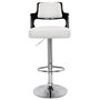Voir la diapositive 3 : Paris Prix Lot de 2 Chaises de Bar  Paddington  110cm Noir & Blanc