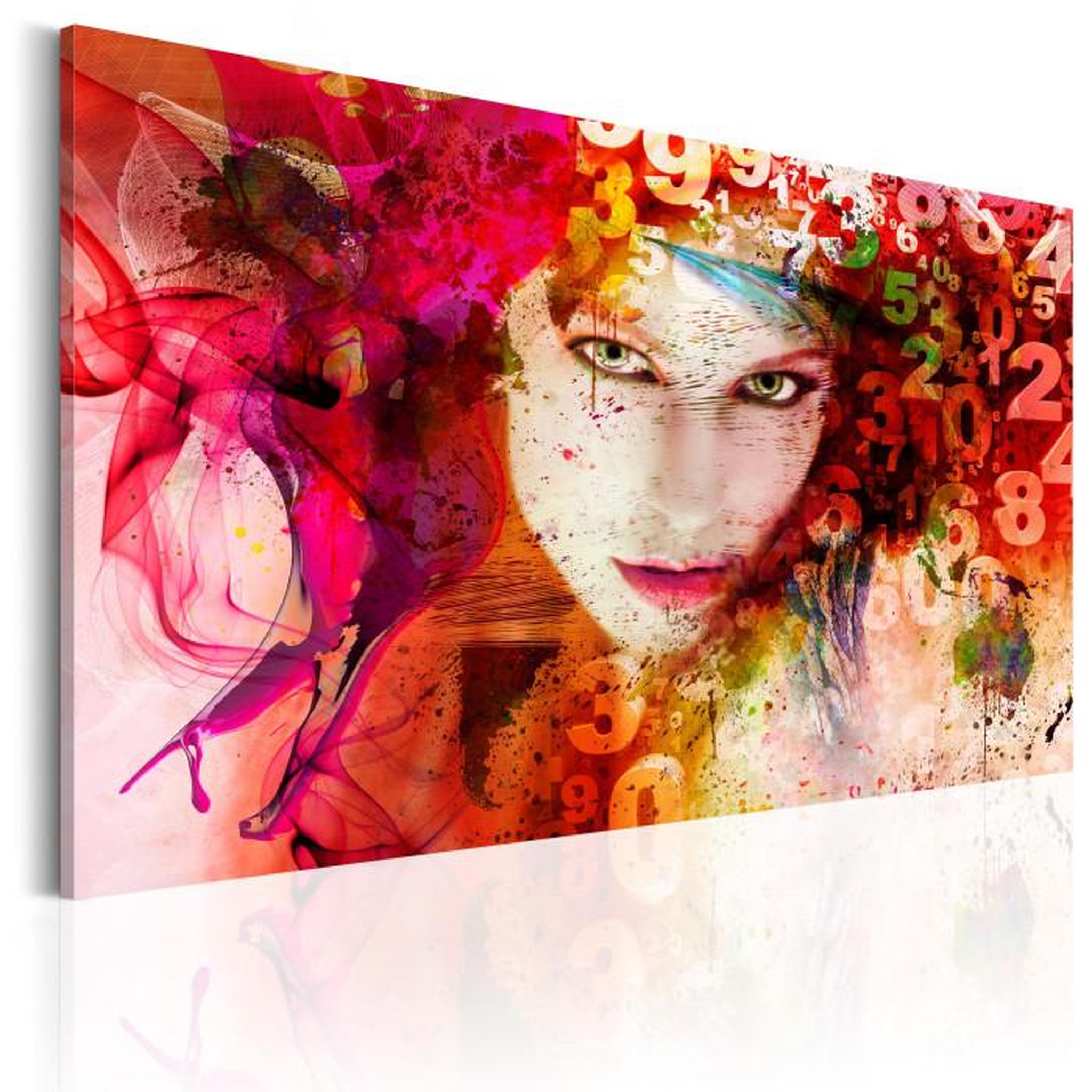 Paris Prix Tableau Imprimé  Femme est une énigme. Coloris disponibles : Multicolore