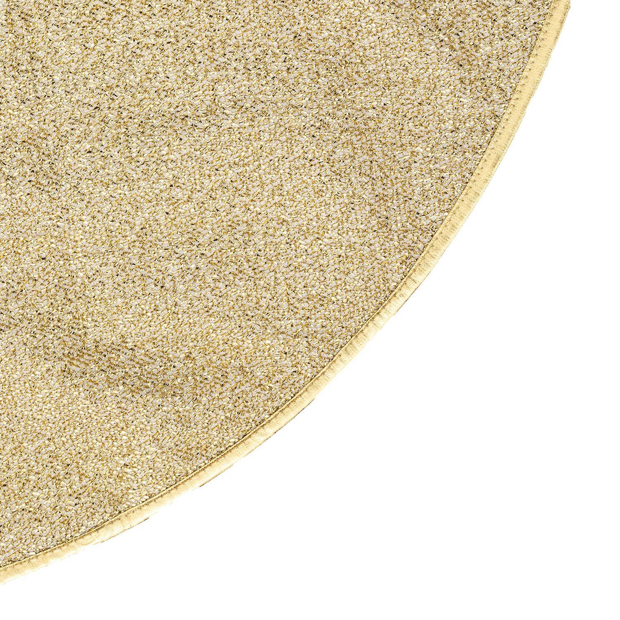 Voir la diapositive 2 : FEERIC LIGHT & CHRISTMAS Tapis pour sapin de Noël - Diamètre 90 cm - Doré