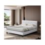 Voir la diapositive 1 : Habitat et Jardin Lit double en pvc  Julia  - 140 x 190 cm - Blanc