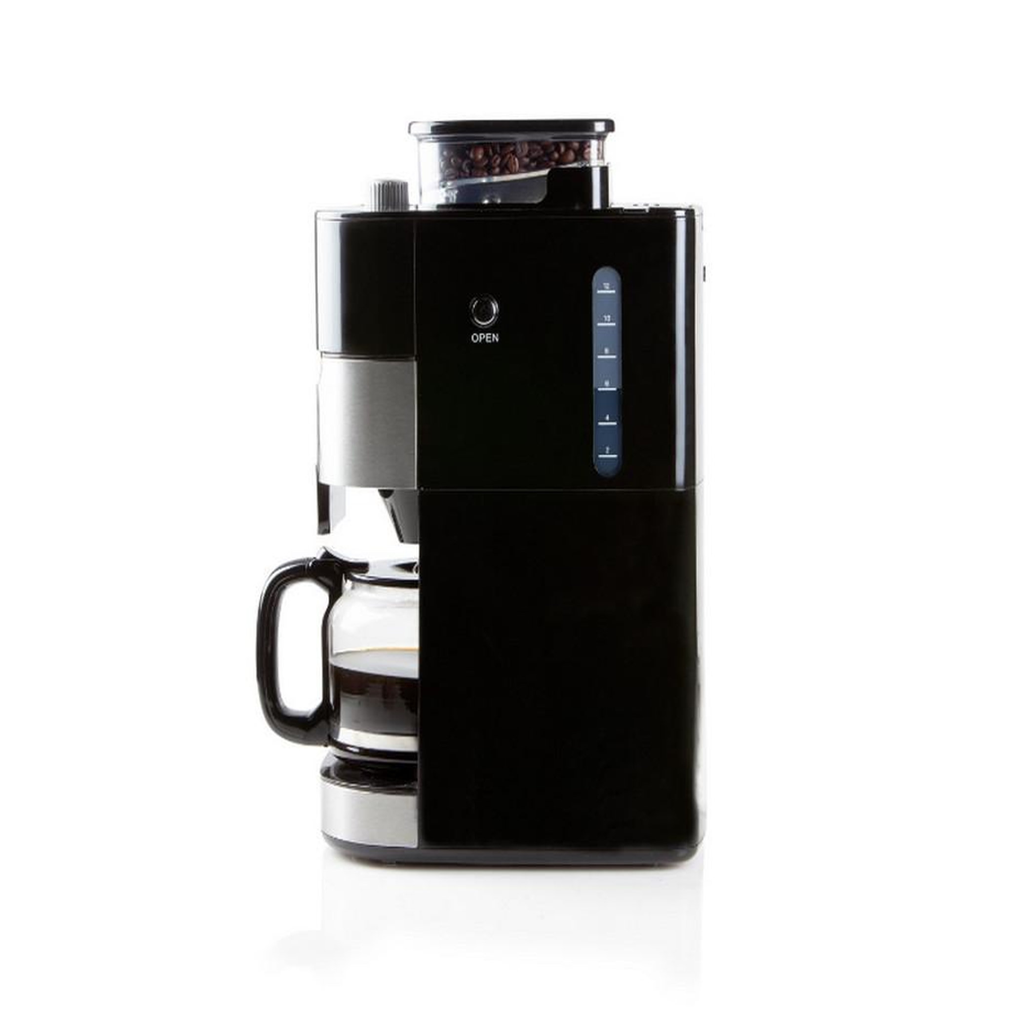Voir la diapositive 2 : Domo Cafetière filtre programmable 12 tasses 900w noir - do721k