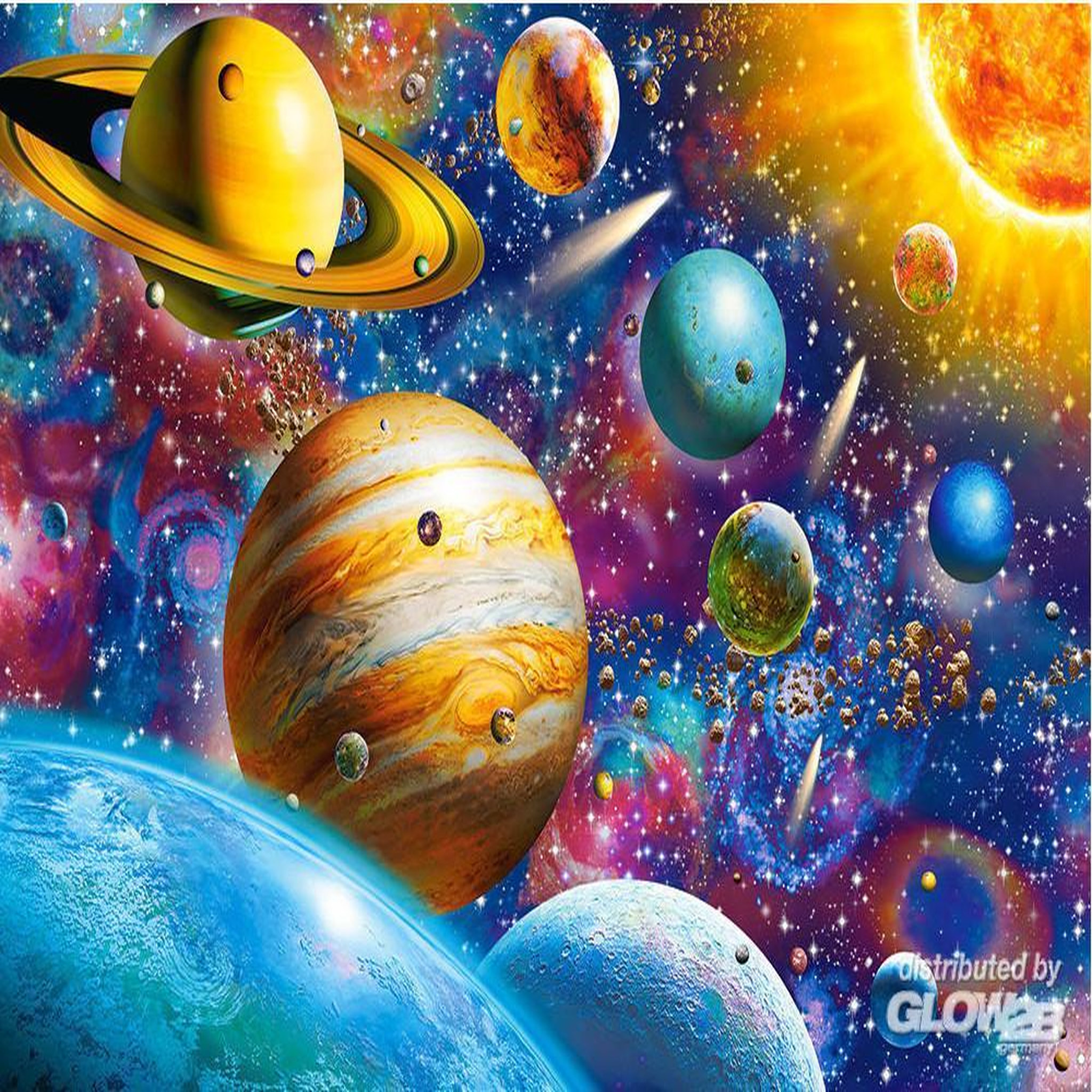 Voir la diapositive 4 : Castorland Puzzle 1000 pièces : l'odyssée du système solaire