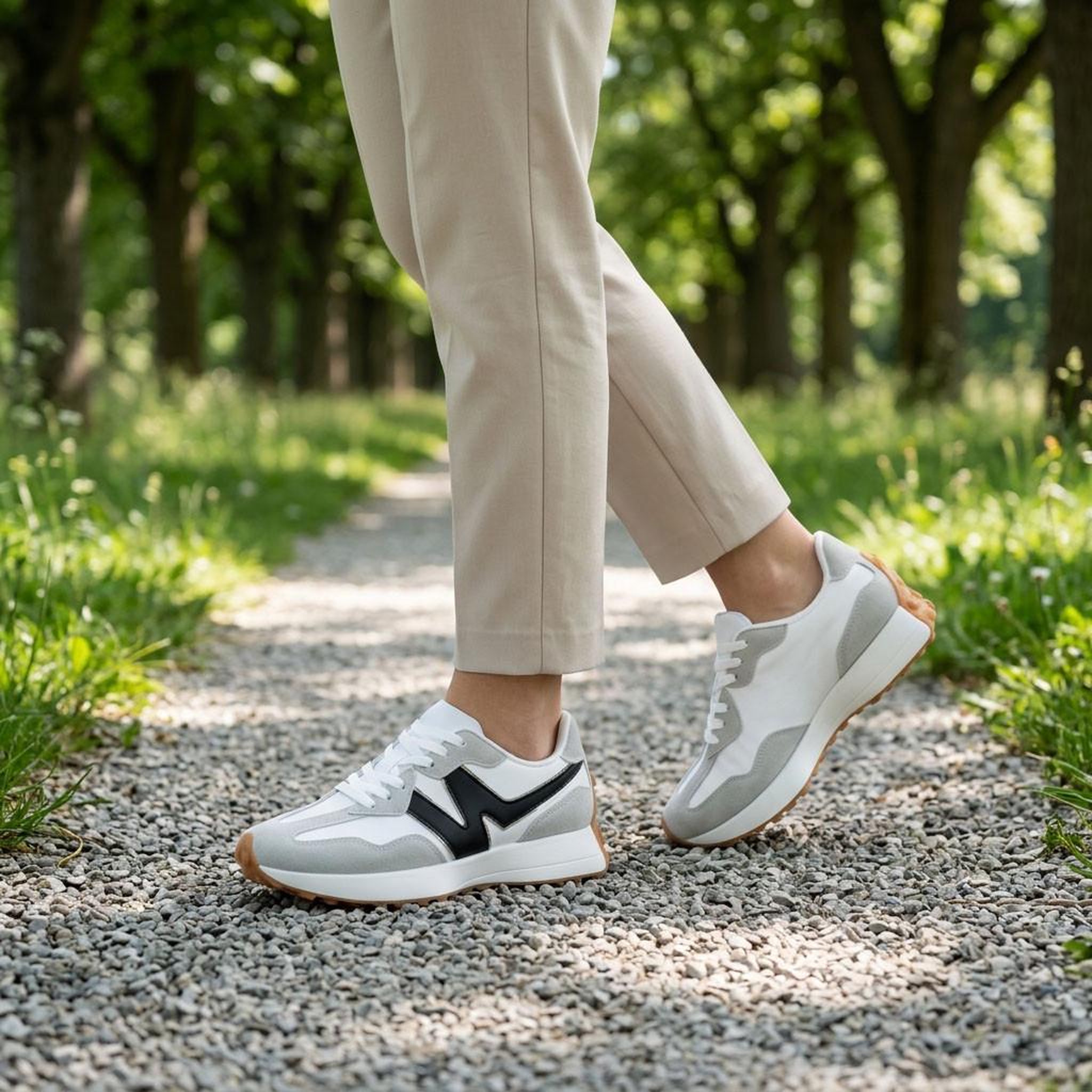 Voir la diapositive 3 : OZABI OZABI Baskets Runner Femme Mesh Logo W 4 Coloris