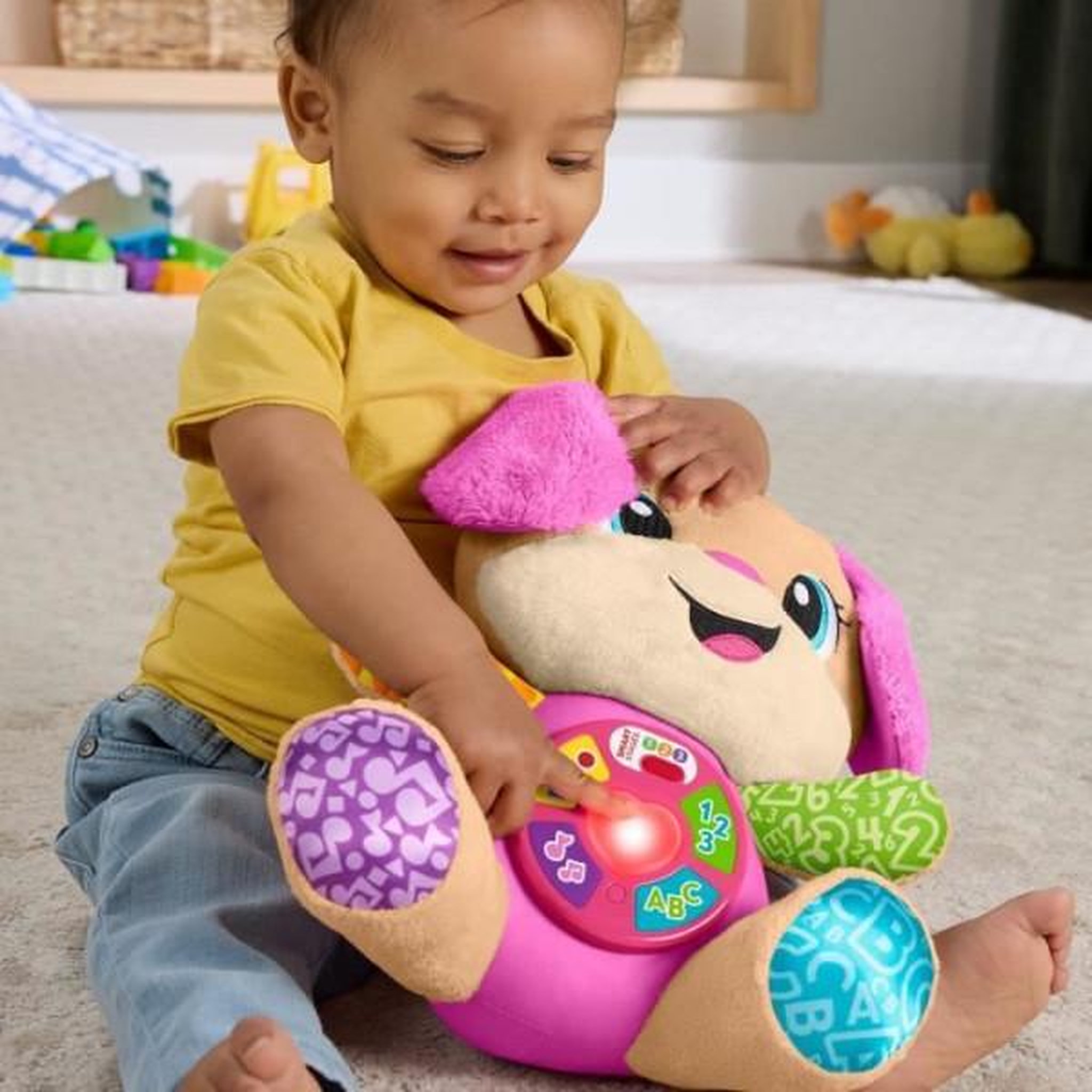 Voir la diapositive 6 : FISHER PRICE Fisher-Price-Rires Et Éveil-Sis Éveil Progressif-Peluche Musicale JFD31