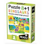 Voir la diapositive 1 : HEADU Puzzle recto verso 8+1 Dinosaures