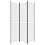 Voir la diapositive 4 : VIDAXL Cloison de separation 3 panneaux Blanc 150x200 cm Tissu