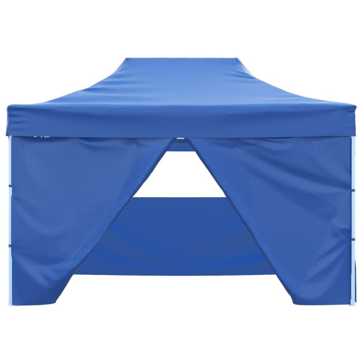 VIDAXL Tente pliable avec 4 parois laterales 3 x 4,5 m Bleu
