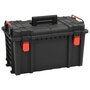 Voir la diapositive 3 : VIDAXL Valise de vol portable noir 57x35x32,5 cm PP