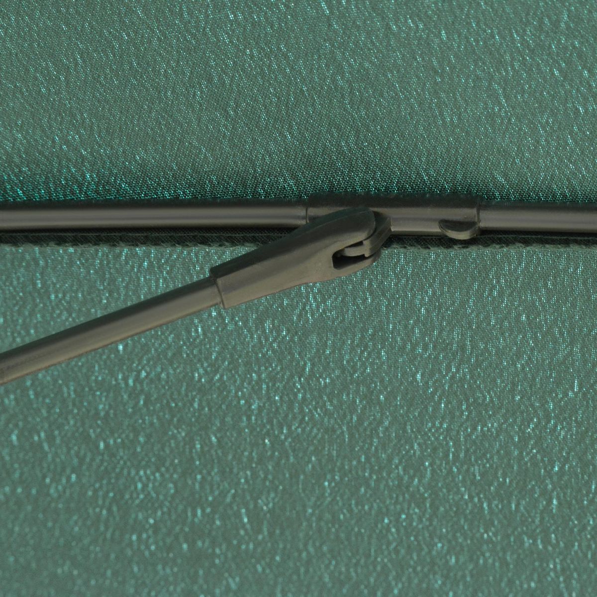 OUTSUNNY Parasol inclinable rond avec manivelle métal fibre de verre Ø 2,55 m polyester haute densité vert