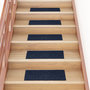 Voir la diapositive 1 : VIDAXL Tapis d'escalier autocollants Rectangulaire 15 pcs 60x25cm Bleu